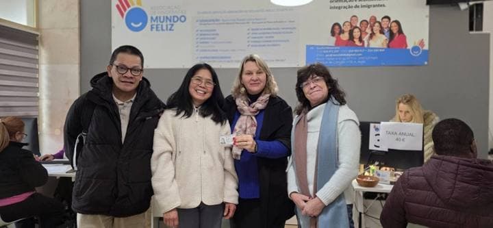 Associado da Mundo Feliz com o título de residência aprovado